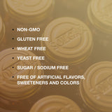 Solgar etiqueta de ingredientes destacando formulación vegana y sin gluten