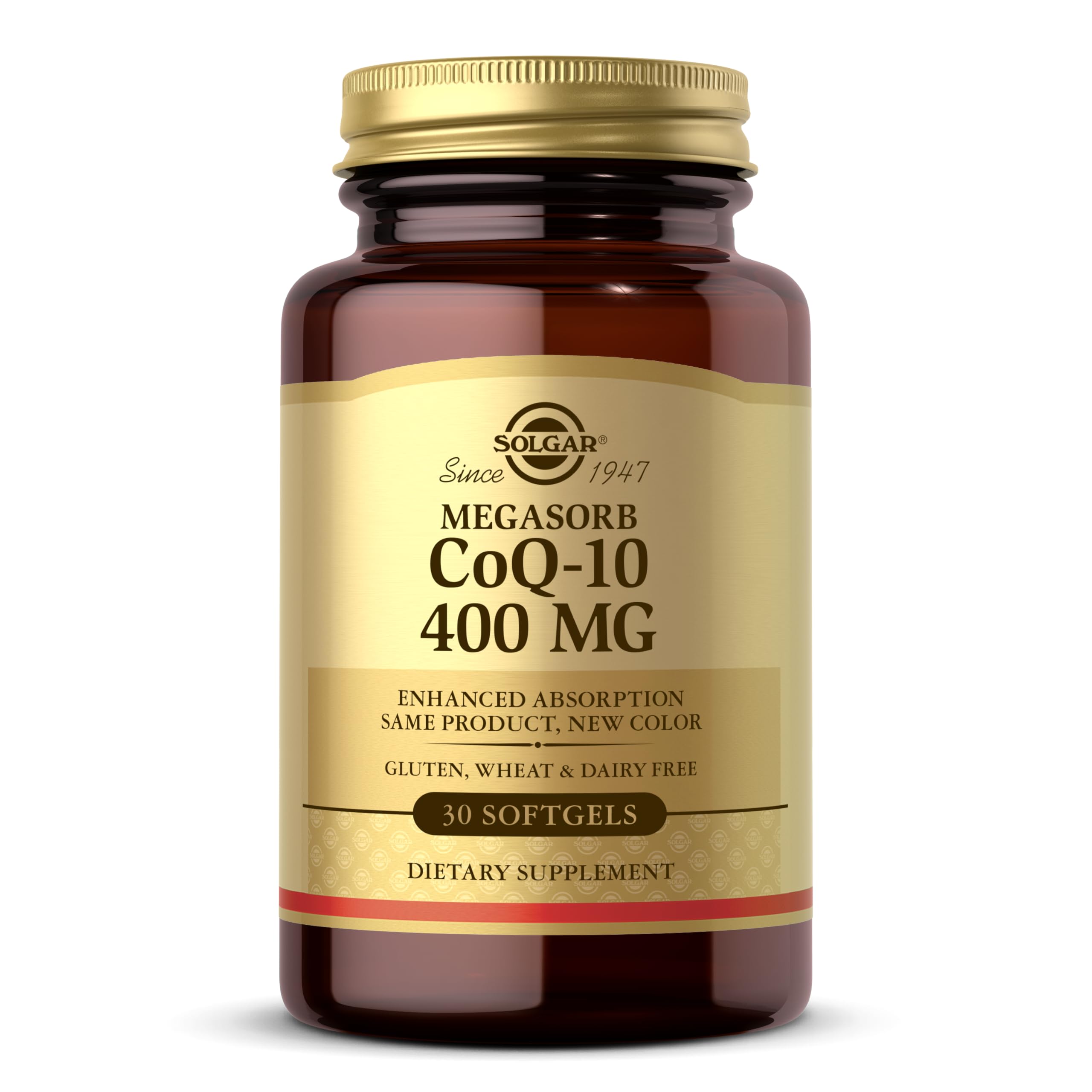 Solgar Megasorb CoQ‑10 frente del empaque mostrando etiqueta y dosis
