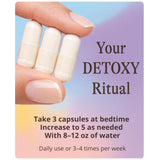 Solluna Detoxy etiqueta principal legible que comunica ingredientes clave
