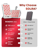 SOLRA SR40 dentro de una maleta ilustrando su facilidad para viajar
