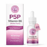 Soltrients frasco frontal P5P mostrando la etiqueta y beneficio de absorción inmediata