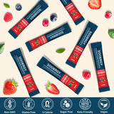 Sooergy etiqueta con lista de electrolitos y vitaminas clara