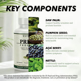SOOTHIVA Rrime Prostate mezcla de saw palmetto y semillas de calabaza naturales