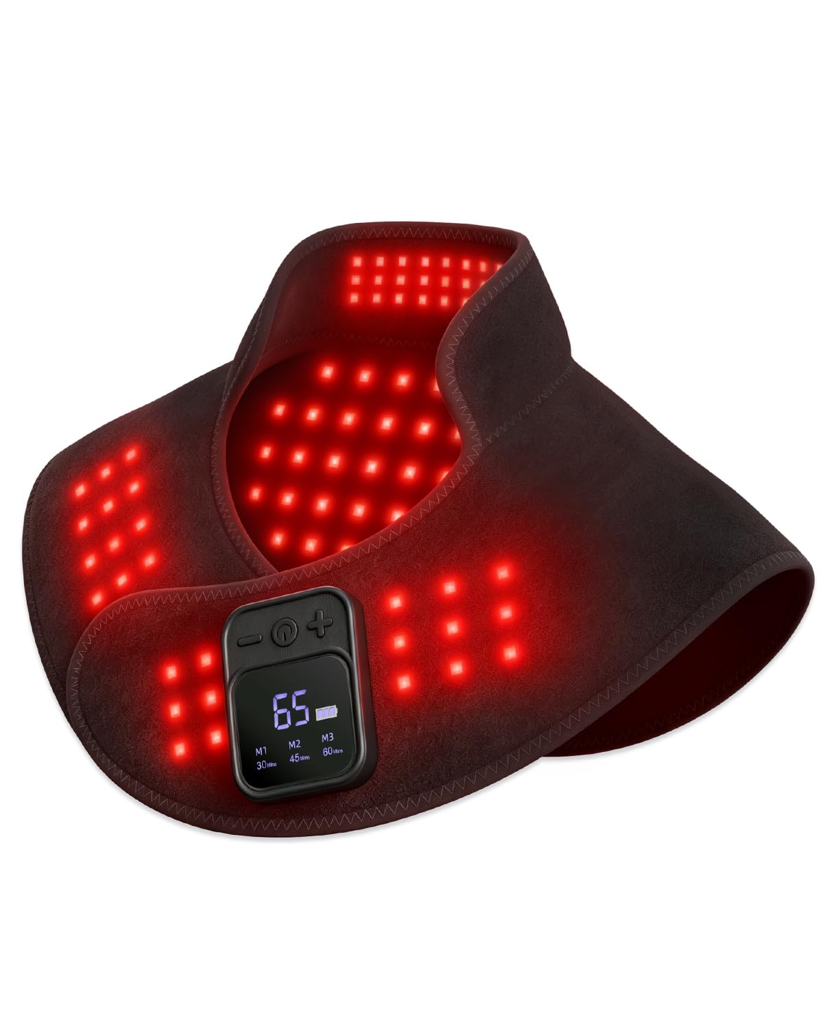 SOQIPLM vista frontal de la almohadilla para cuello y hombros, comodidad ergonómica