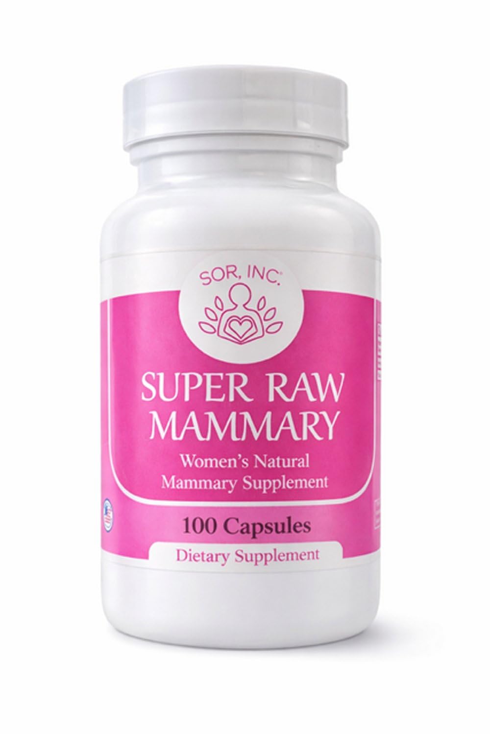 SOR Super R Mammary vista frontal del envase que comunica calidad y dosis