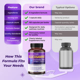 SOTALIX SUPPLEMENT cápsulas esparcidas mostrando cantidad por frasco
