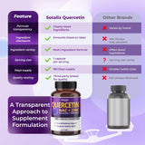 SOTALIX SUPPLEMENT frasco con hojas de saúco mostrando ingredientes botánicos