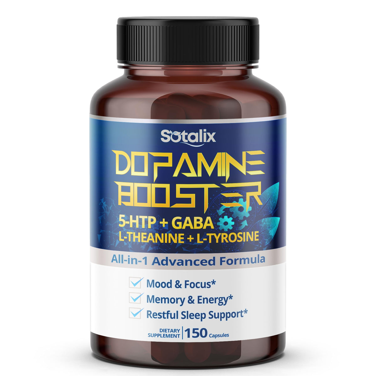 SOTALIX SUPPLEMENT frasco frontal vistoso mostrando 150 días