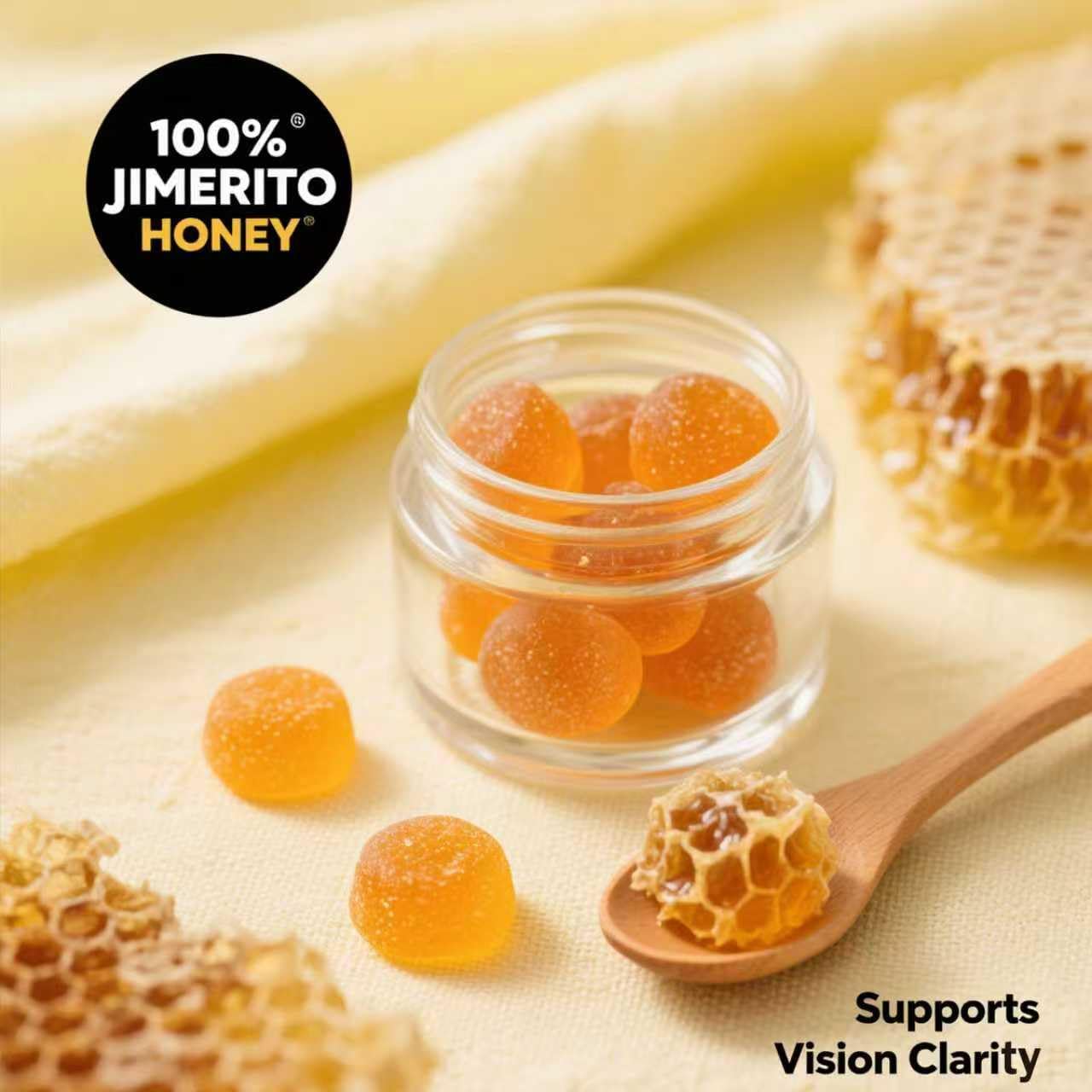 SOULRAZY Jimerito en cocina junto a vaso, muestra uso fácil en rutina