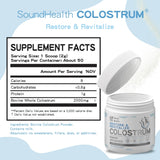 Sound Health Supplements cuchara dosificadora con polvo listo para mezclar
