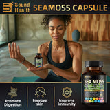 SoundHealth botella abierta con cápsulas listas para consumo diario