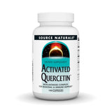 Source Naturals frasco frontal mostrando etiqueta y beneficios de quercetina