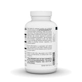 Source Naturals frasco en mano ilustrando la porción recomendada, conveniencia y escala