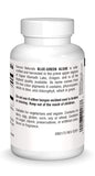 Source Naturals primer plano de textura de alga mostrando pureza