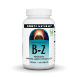 Source Naturals B-2 vista frontal del envase, paquete grande y práctico