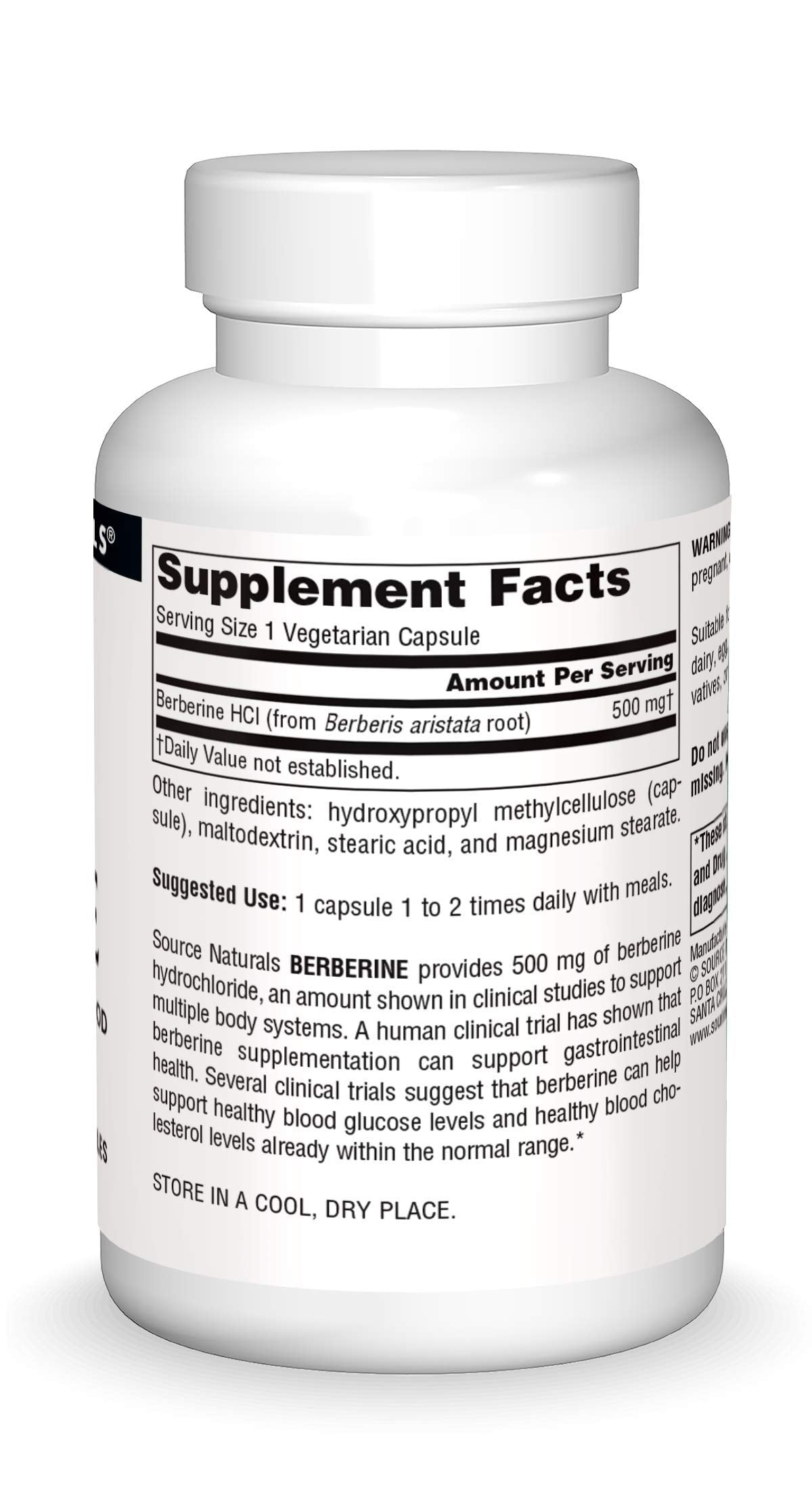 Source Naturals cápsula en mano para comparar tamaño y dosificación conveniente