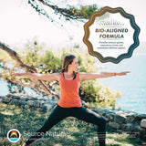 Source Naturals botella abierta con tabletas listas para consumo