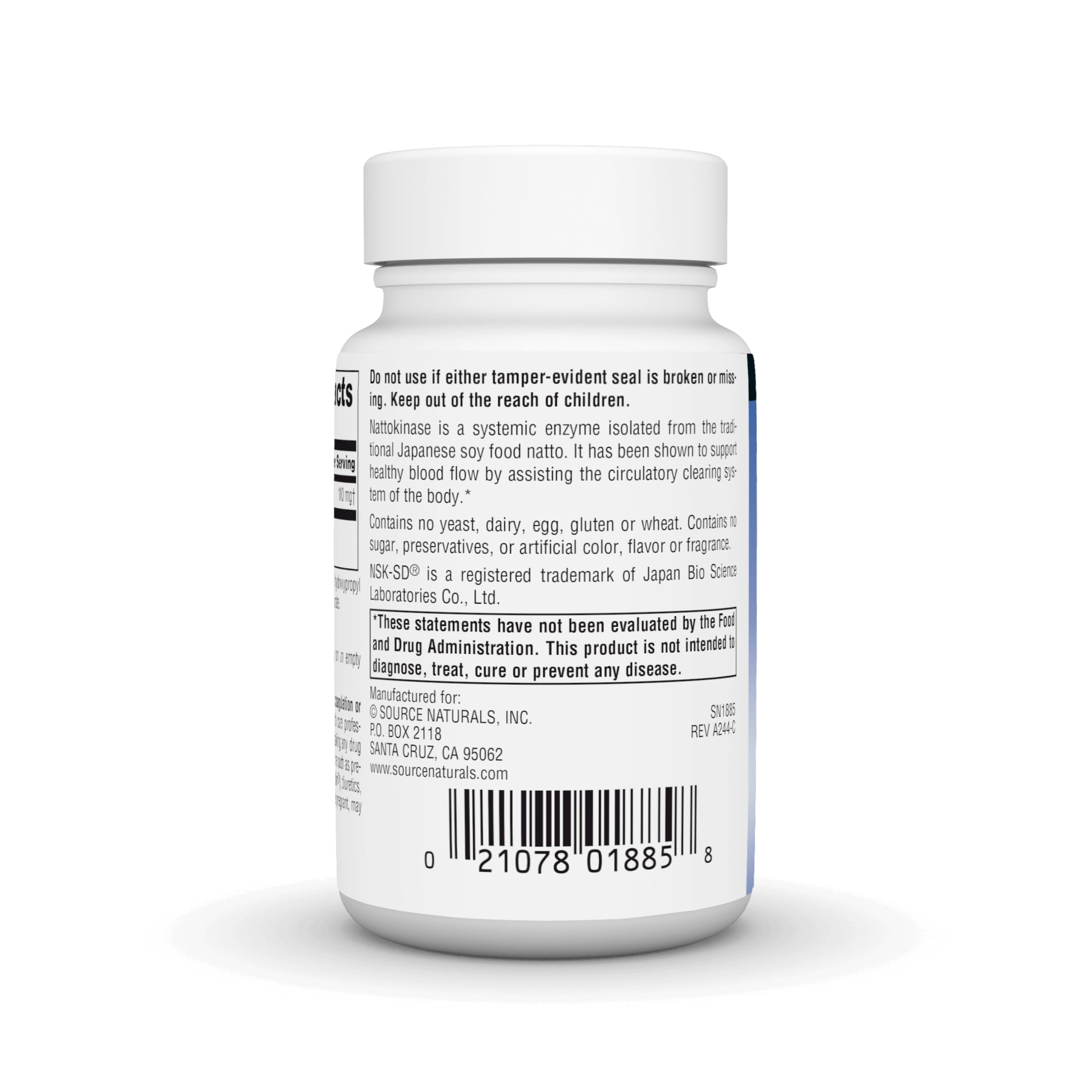 Source Naturals cápsulas en mano para comparar tamaño y dosificación cómoda