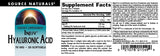 Source Naturals cápsulas en mano para comparar tamaño y dosificación