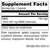 Source Naturals etiqueta nutricional enfocada en ingredientes y pureza