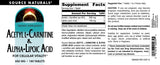 Source Naturals etiqueta de ingredientes y certificado cGMP visible