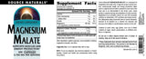 Source Naturals etiqueta de ingredientes clara sin alérgenos ni aditivos