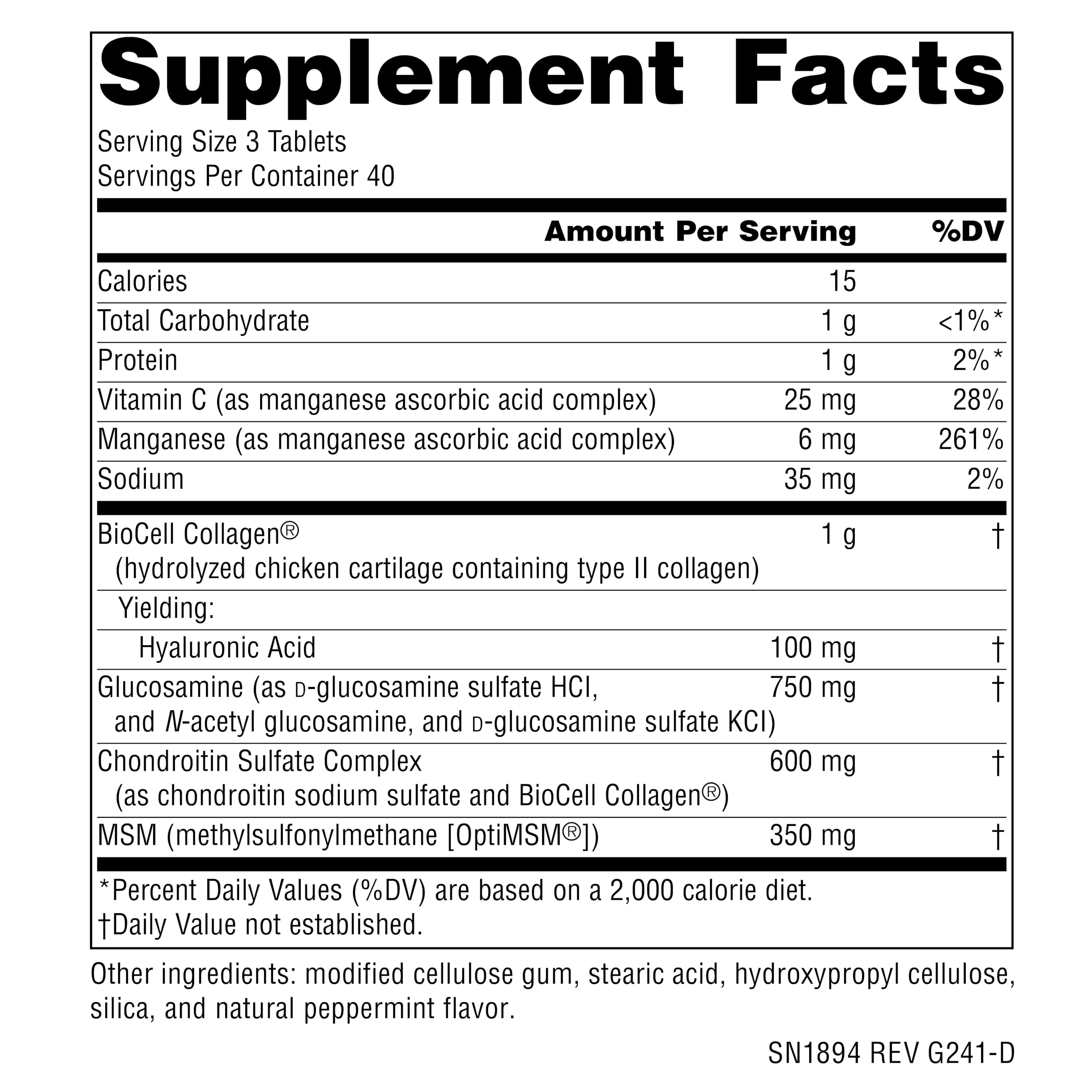 Source Naturals etiqueta con ingredientes y dosis para transparencia
