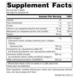 Source Naturals etiqueta con ingredientes y dosis para transparencia