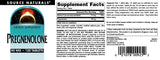 Source Naturals etiqueta nutricional legible con detalles de ingredientes y garantía cGMP