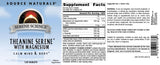 Source Naturals etiqueta nutricional legible con ingredientes principales