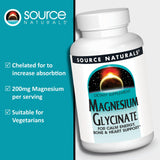Source Naturals etiqueta nutricional destacando la dosis y calidad