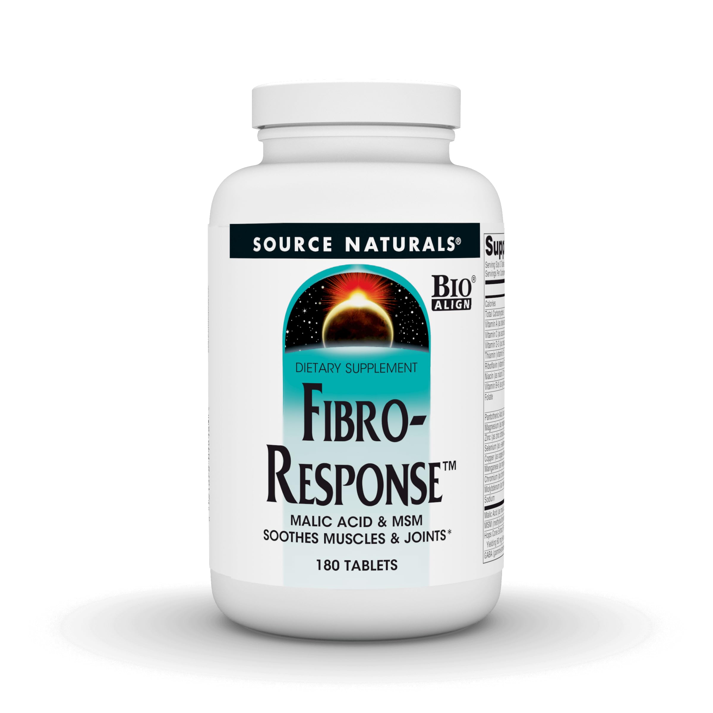 Source Naturals frasco delantero mostrando etiqueta y beneficio de apoyo energético