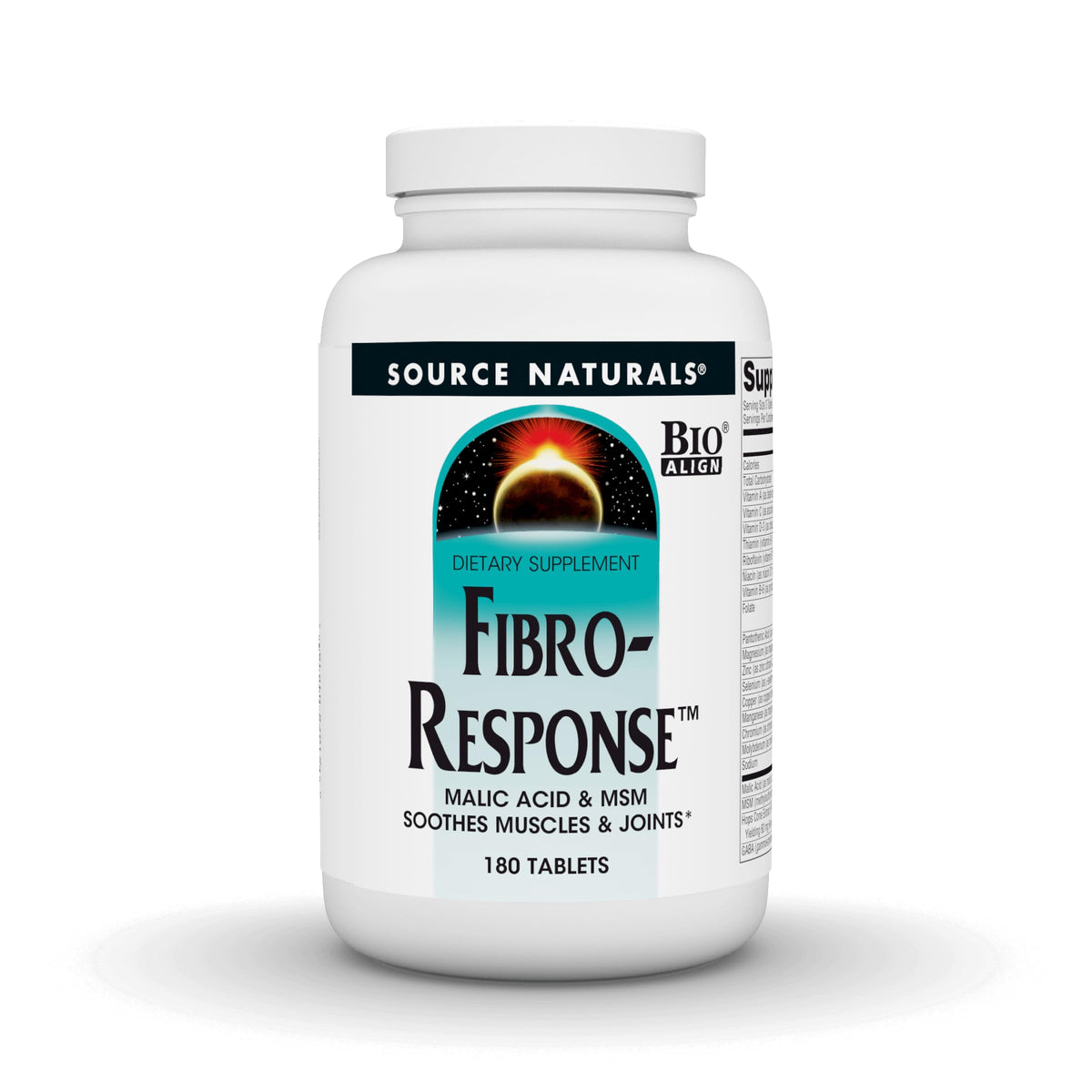 Source Naturals frasco delantero mostrando etiqueta y beneficio de apoyo energético