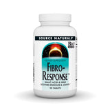 Source Naturals frasco Fibro-Response mostrando etiqueta clara y beneficios