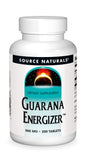 Source Naturals frasco delante mostrando la etiqueta y beneficio de energía
