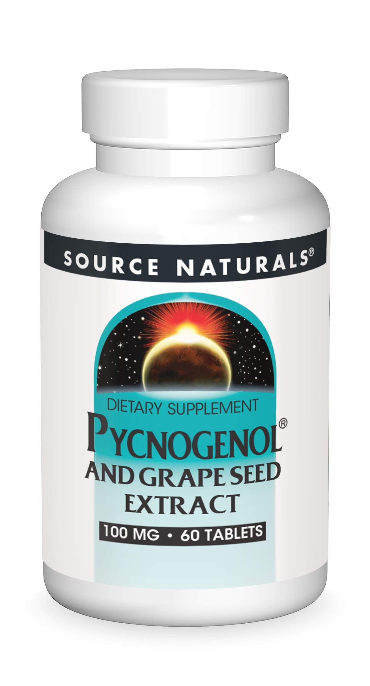 Source Naturals frasco delante mostrando 60 tabletas y diseño claro