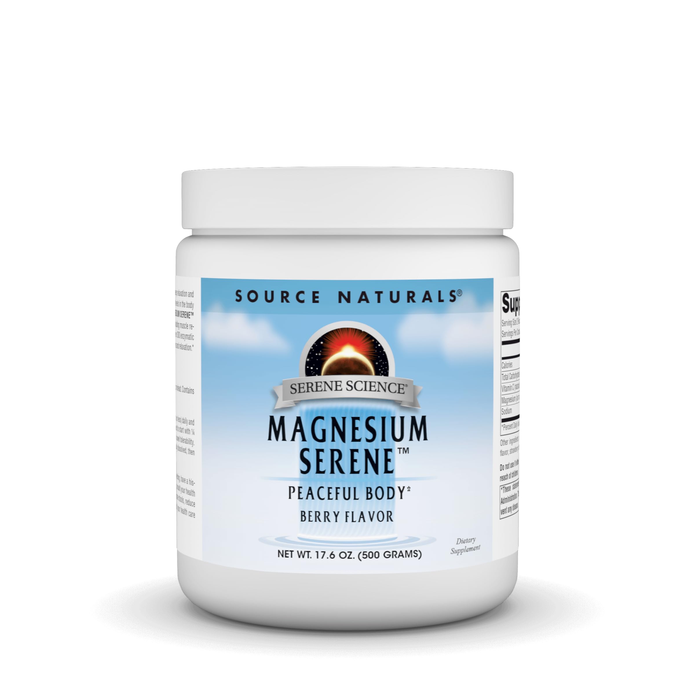 Source Naturals frasco frontal mostrando etiqueta, reconocimiento y confianza