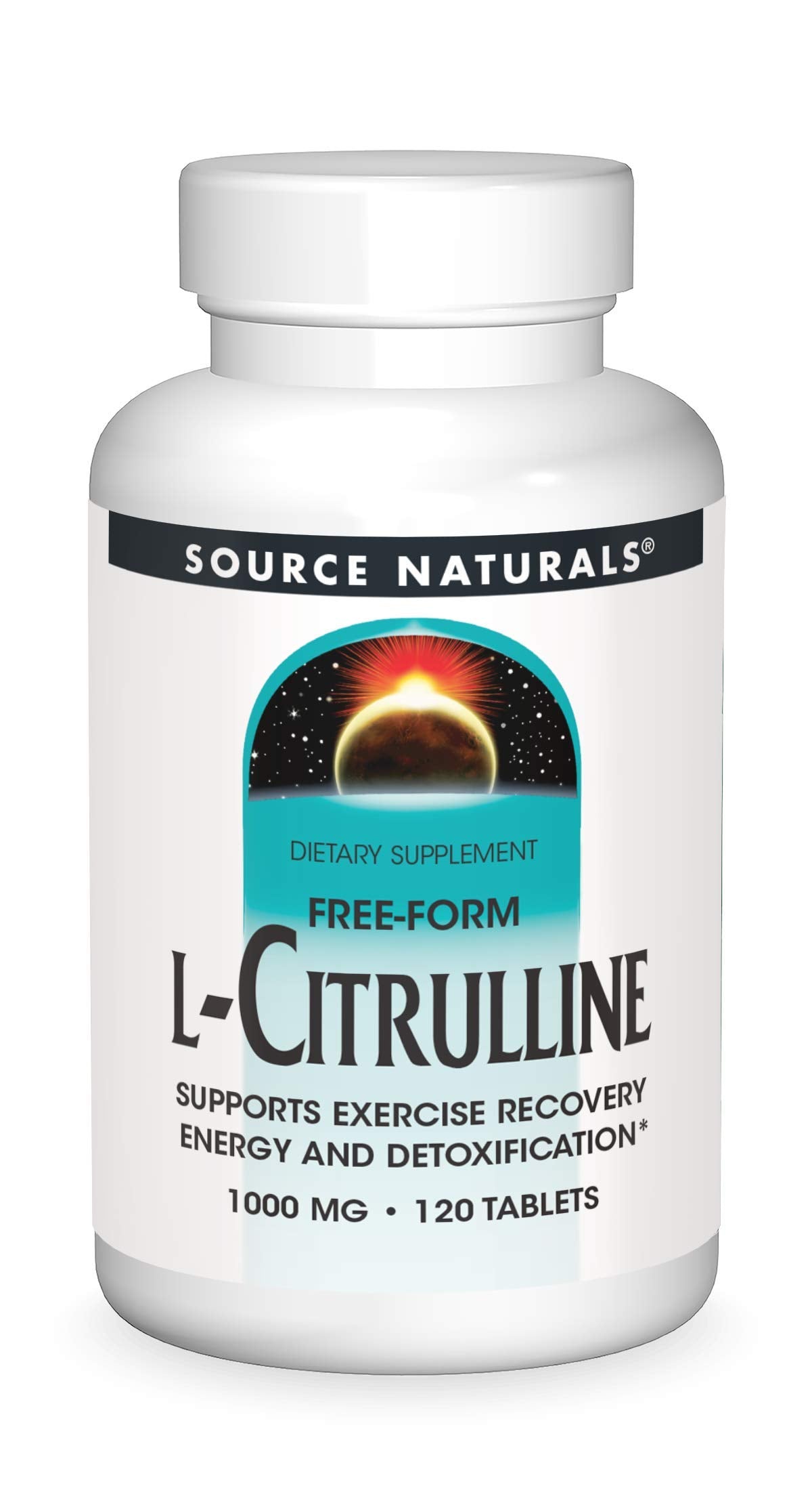 Source Naturals frasco frontal mostrando etiqueta y dosis, confianza de marca
