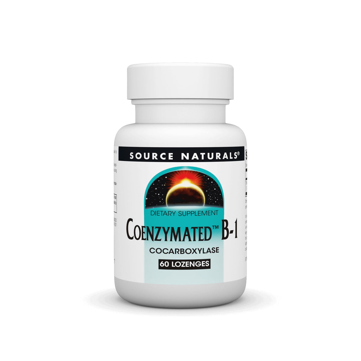 Source Naturals frasco frontal mostrando 60 pastillas y claridad de producto