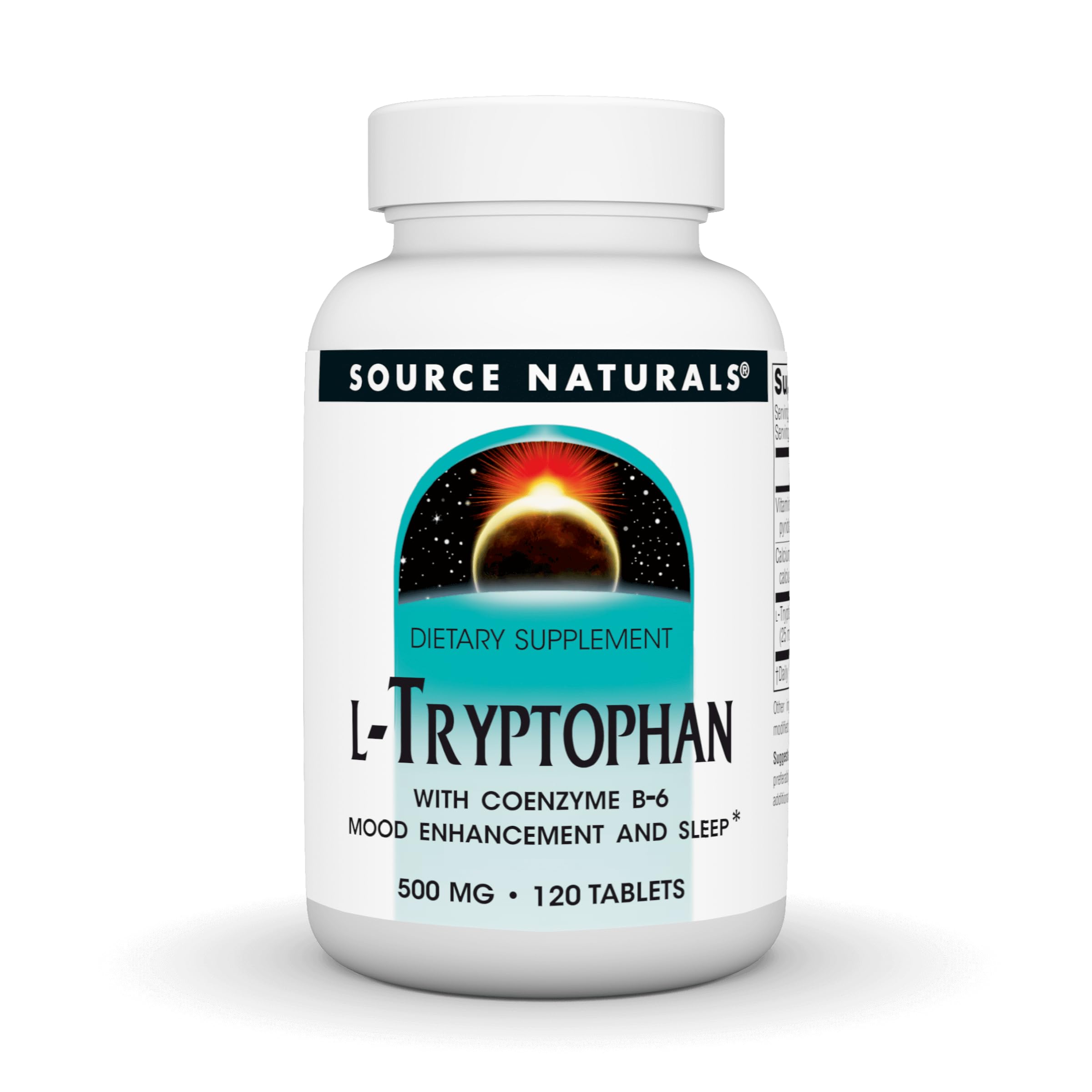 Source Naturals frasco frontal mostrando 120 tabletas y etiqueta clara