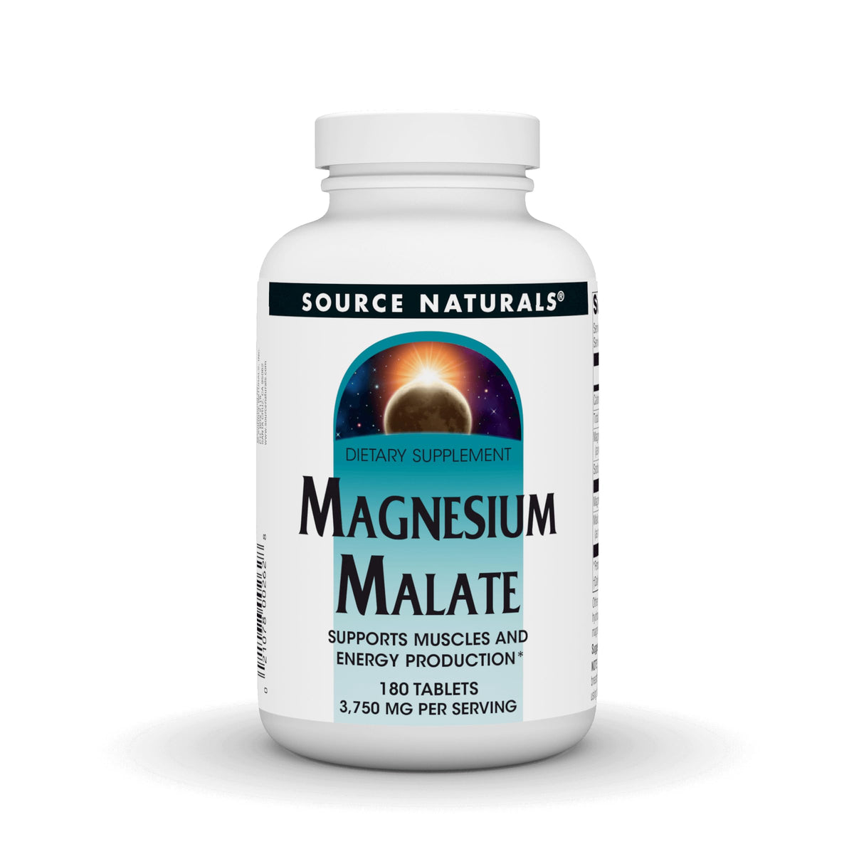 Source Naturals envase frontal mostrando 180 tabletas y beneficios principales