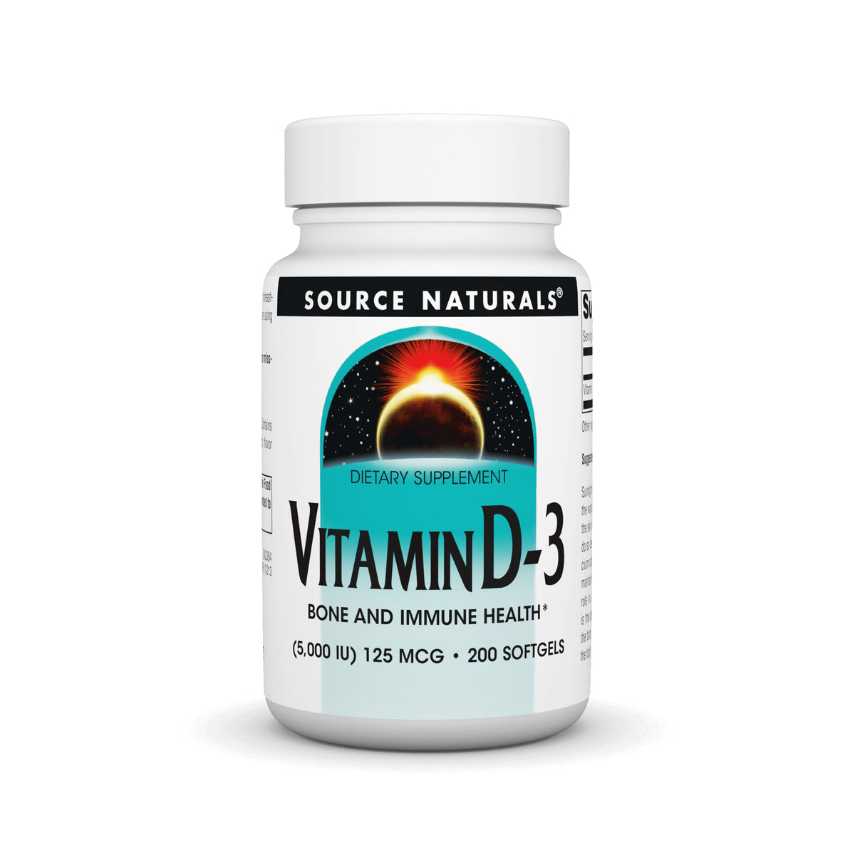 Source Naturals frente del envase mostrando 200 softgels y claridad de dosis