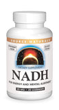 Source Naturals envase frontal mostrando 20 pastillas y beneficios de energía