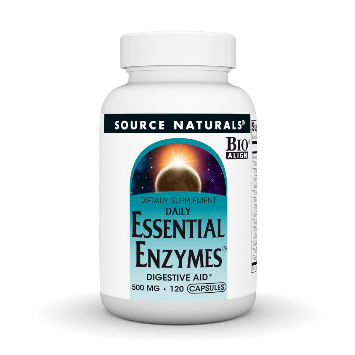 Source Naturals frontal del envase mostrando diseño y cantidad 120 cápsulas beneficios