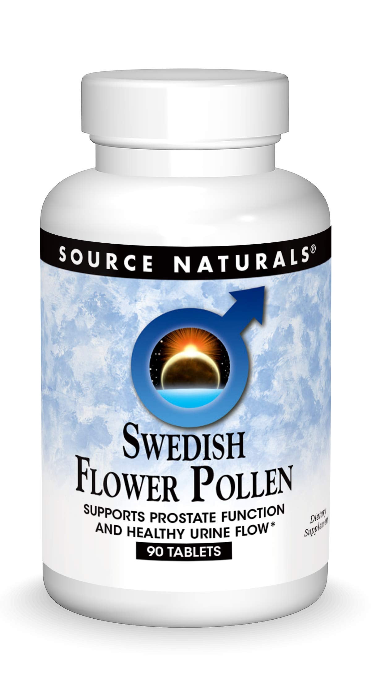 Source Naturals vista frontal del paquete con 90 tabletas, claridad de producto