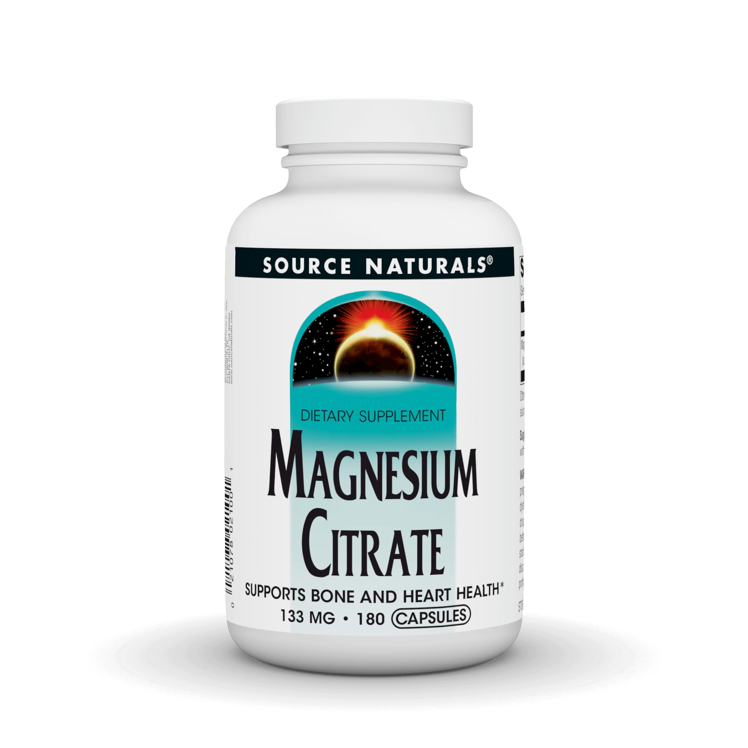 Source Naturals frasco frontal mostrando la etiqueta y beneficios visibles
