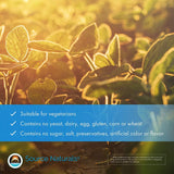 Source Naturals etiqueta de ingredientes que destaca origen vegetal