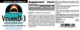 Source Naturals etiqueta con instrucciones y certificación cGMP visible