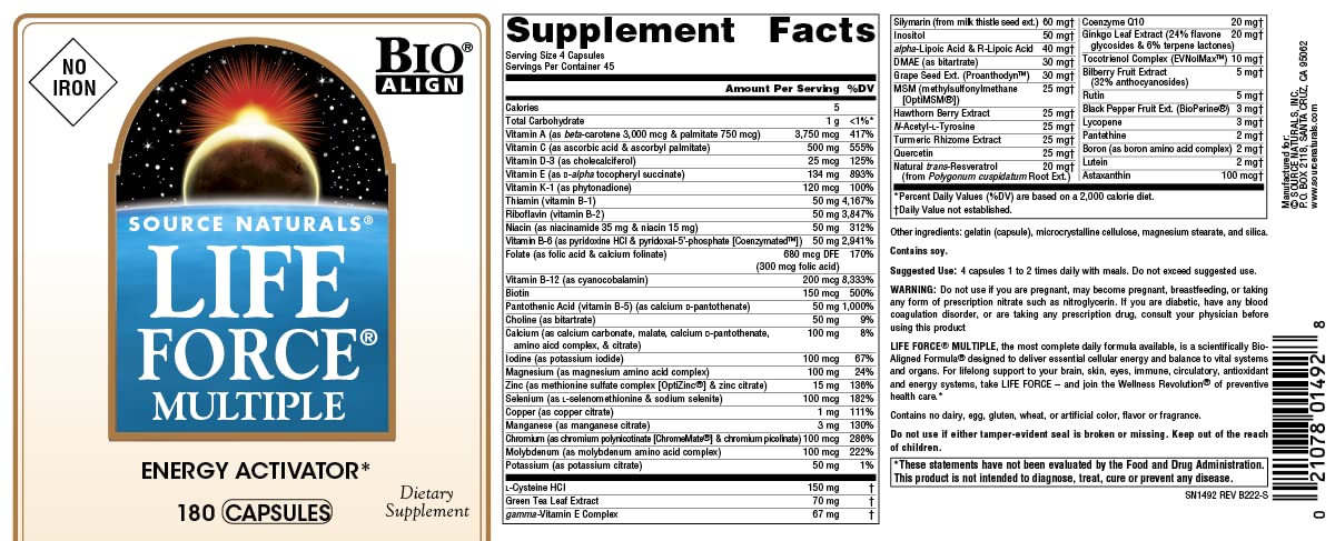 Source Naturals comparación de tamaño del frasco para visualizar cantidad y ahorro