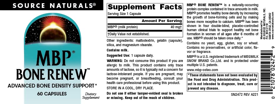 Source Naturals etiqueta con ingredientes y cumplimiento cGMP visible